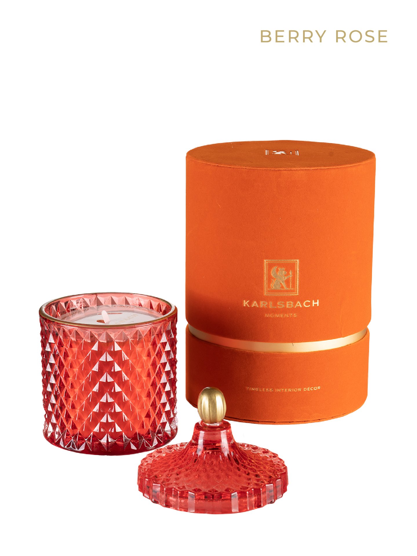 Berry Rose - GLASS CANDLE 460g - изображение 1
