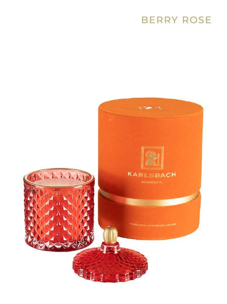 Berry Rose - GLASS CANDLE 250g