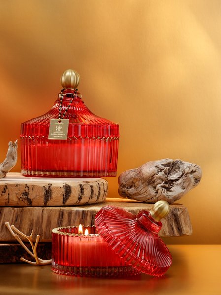 Berry Rose - GLASS CANDLE 250g