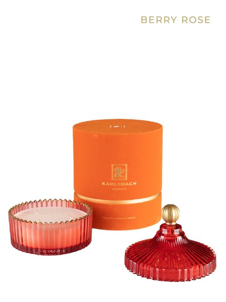 Berry Rose - GLASS CANDLE 250g