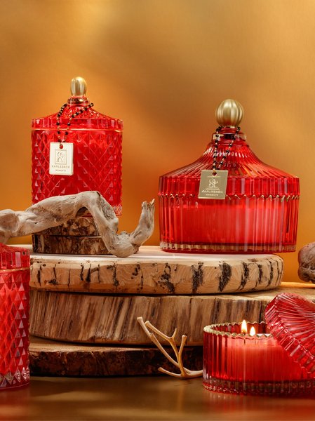 Berry Rose - GLASS CANDLE 450g