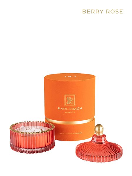 Berry Rose - GLASS CANDLE 450g