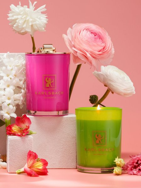 Rose Flowers Sea - GLASS CANDLE 270g