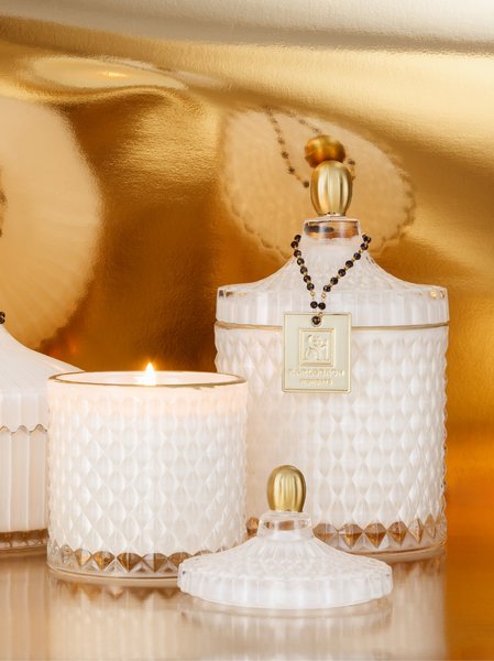 Silk Flower - GLASS CANDLE 460 гр