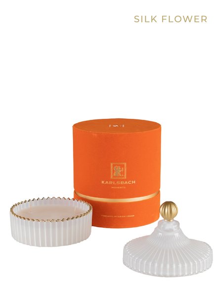 Silk Flower - GLASS CANDLE 250g