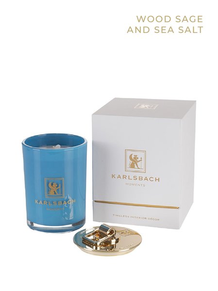 Woodsageandsea salt - GLASS CANDLE 270g