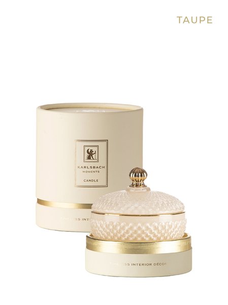 TAUPE - GLASS CANDLE 120g