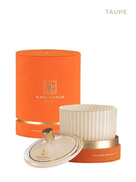 TAUPE - GLASS CANDLE 240g