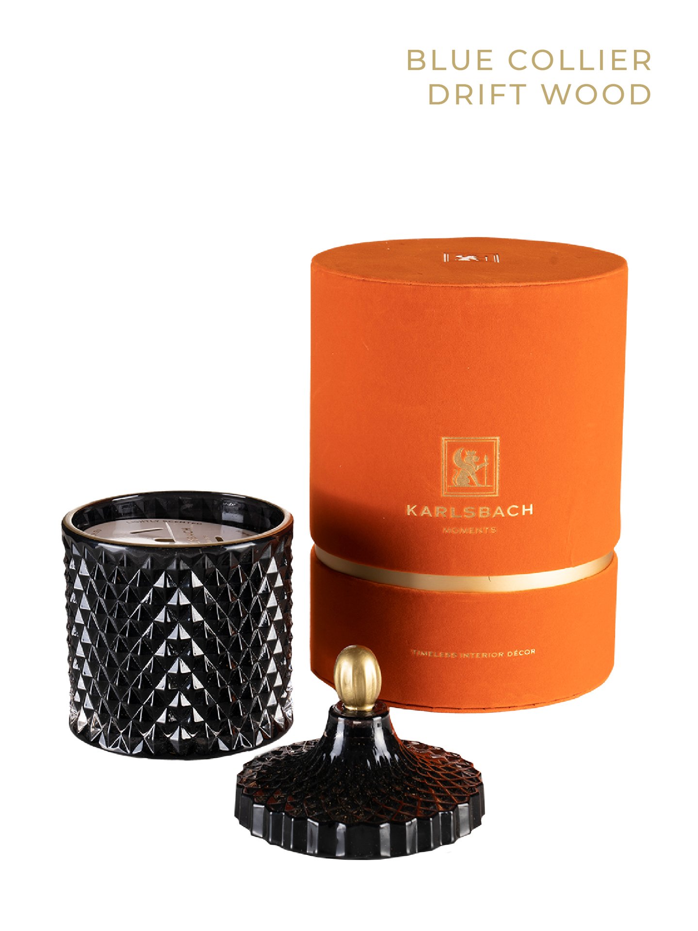 Blue Collier Driftwood - GLASS CANDLE 460g - изображение 1