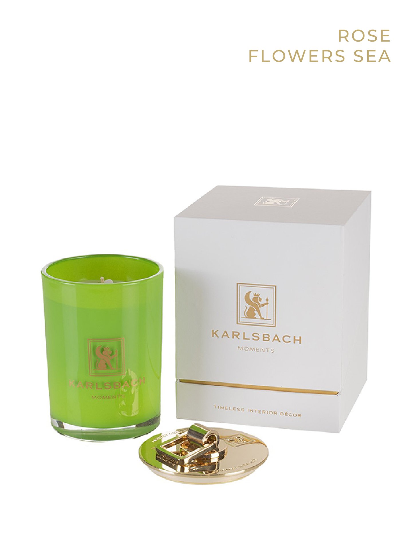 Rose Flowers Sea - GLASS CANDLE 270g - изображение 1
