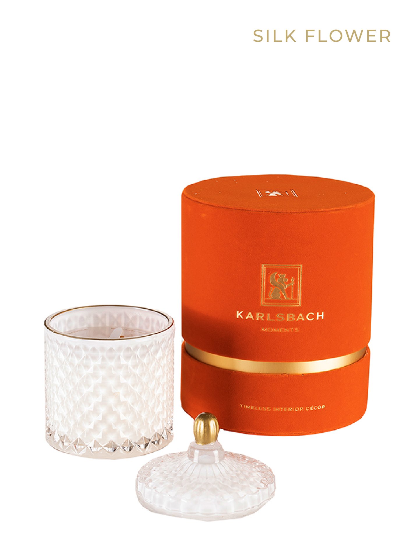 Silk Flower - GLASS CANDLE 250g - изображение 1