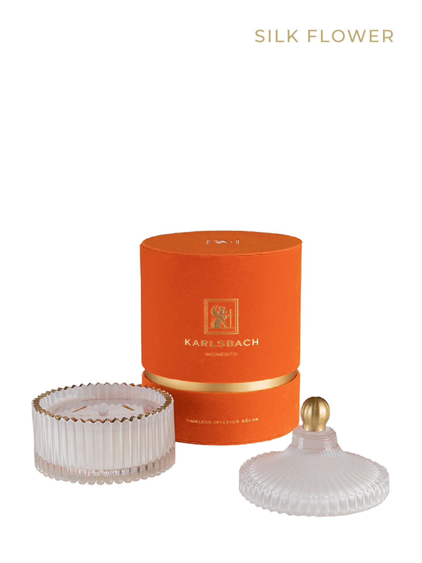 Silk Flower - GLASS CANDLE 450g - изображение 1