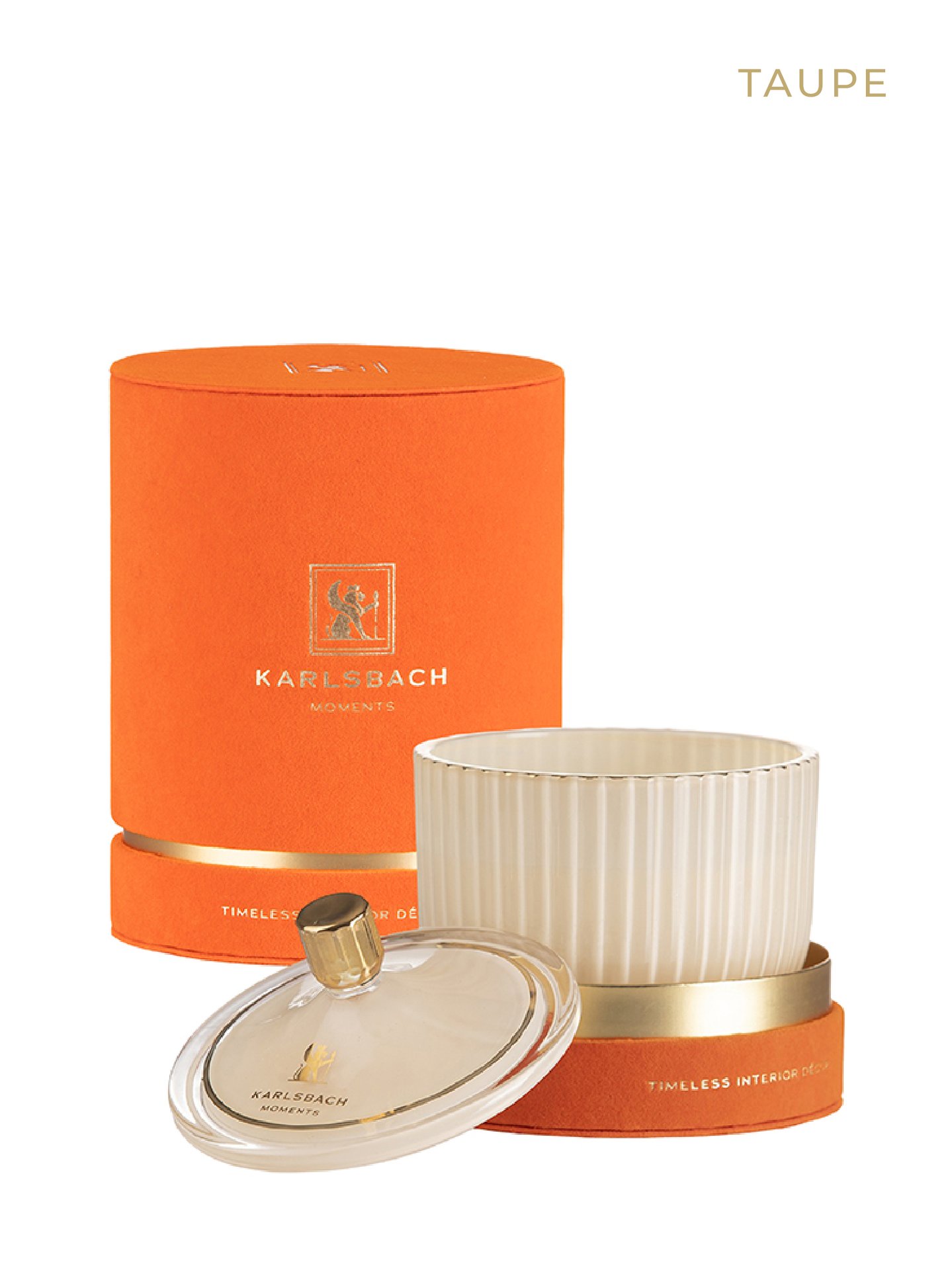 TAUPE - GLASS CANDLE 240g - изображение 1